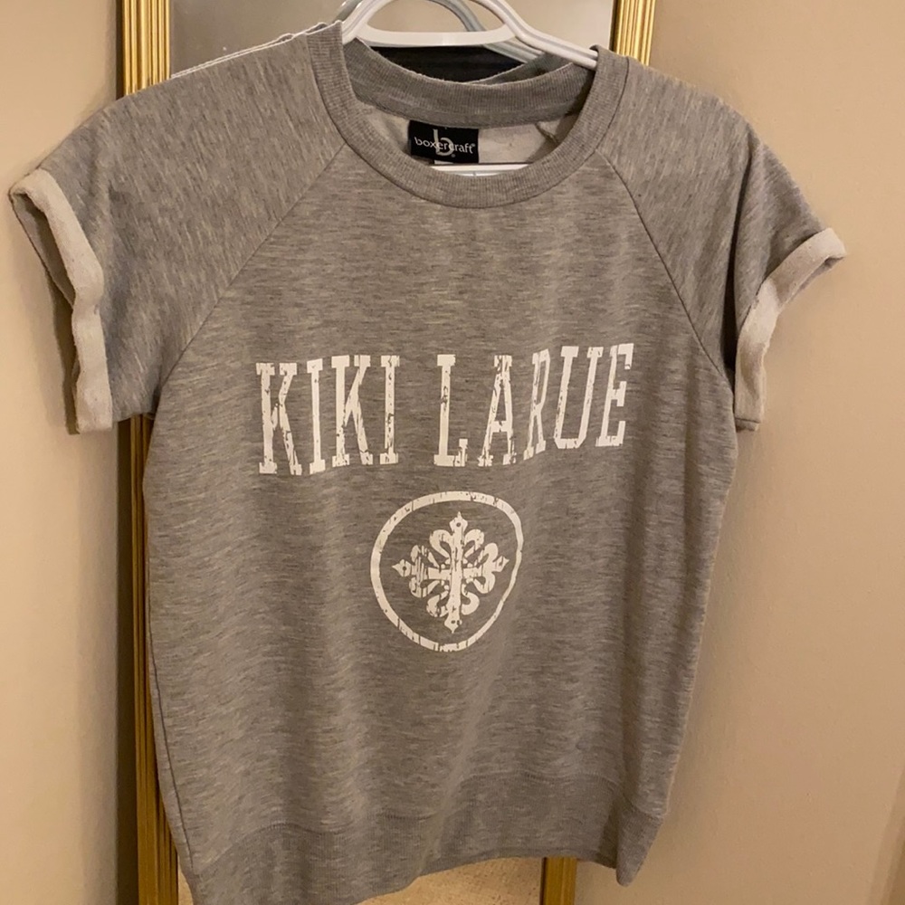 Kiki Larue logo crew pullover